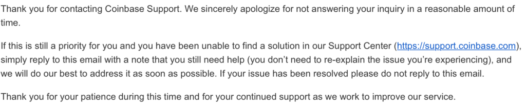 Coinbase Support